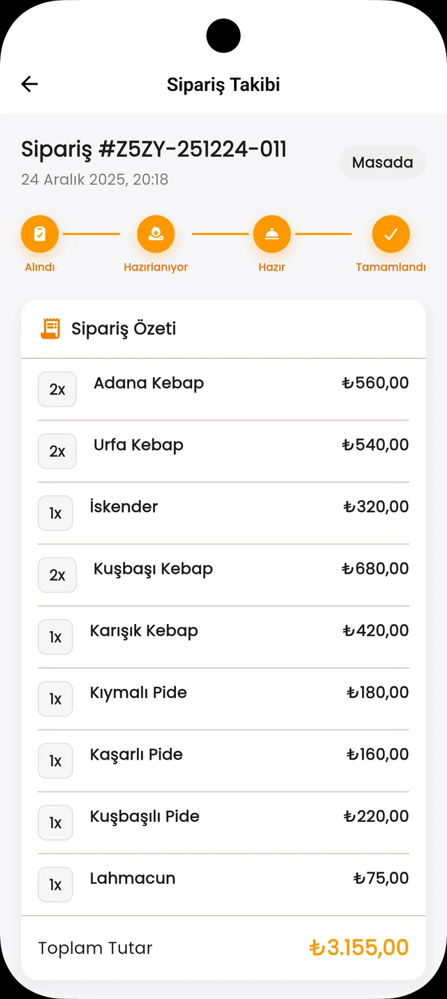 Geçmiş Siparişler